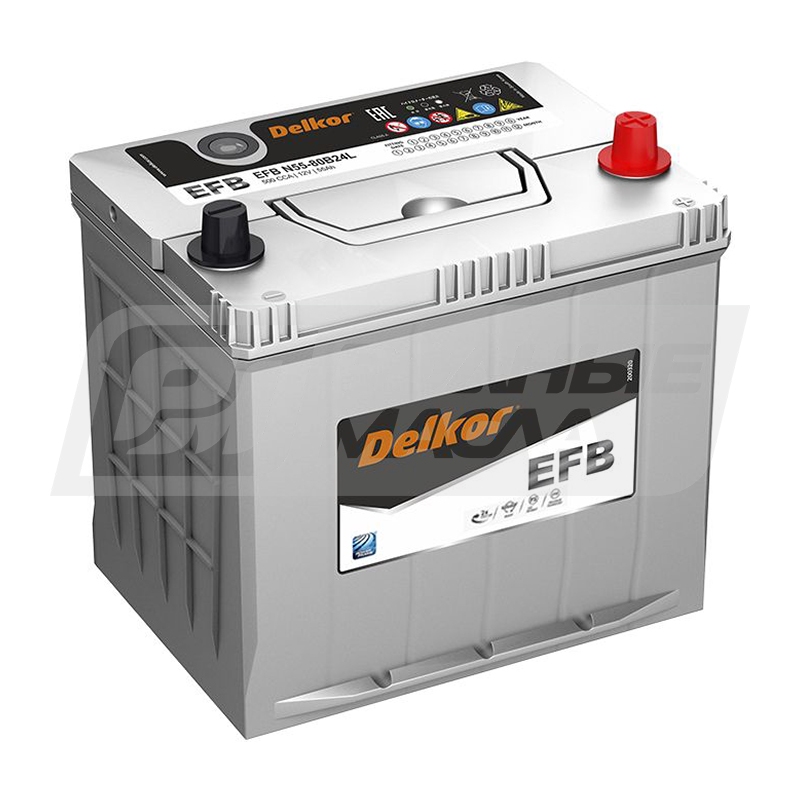 DELKOR EFB 80B24L 55 Ач, о/п PLNT0117386